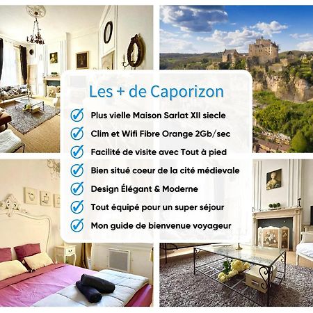 Caporizon-Sarlat L'Elegance-T2 Plein Centre Cite Medievale Buitenkant foto