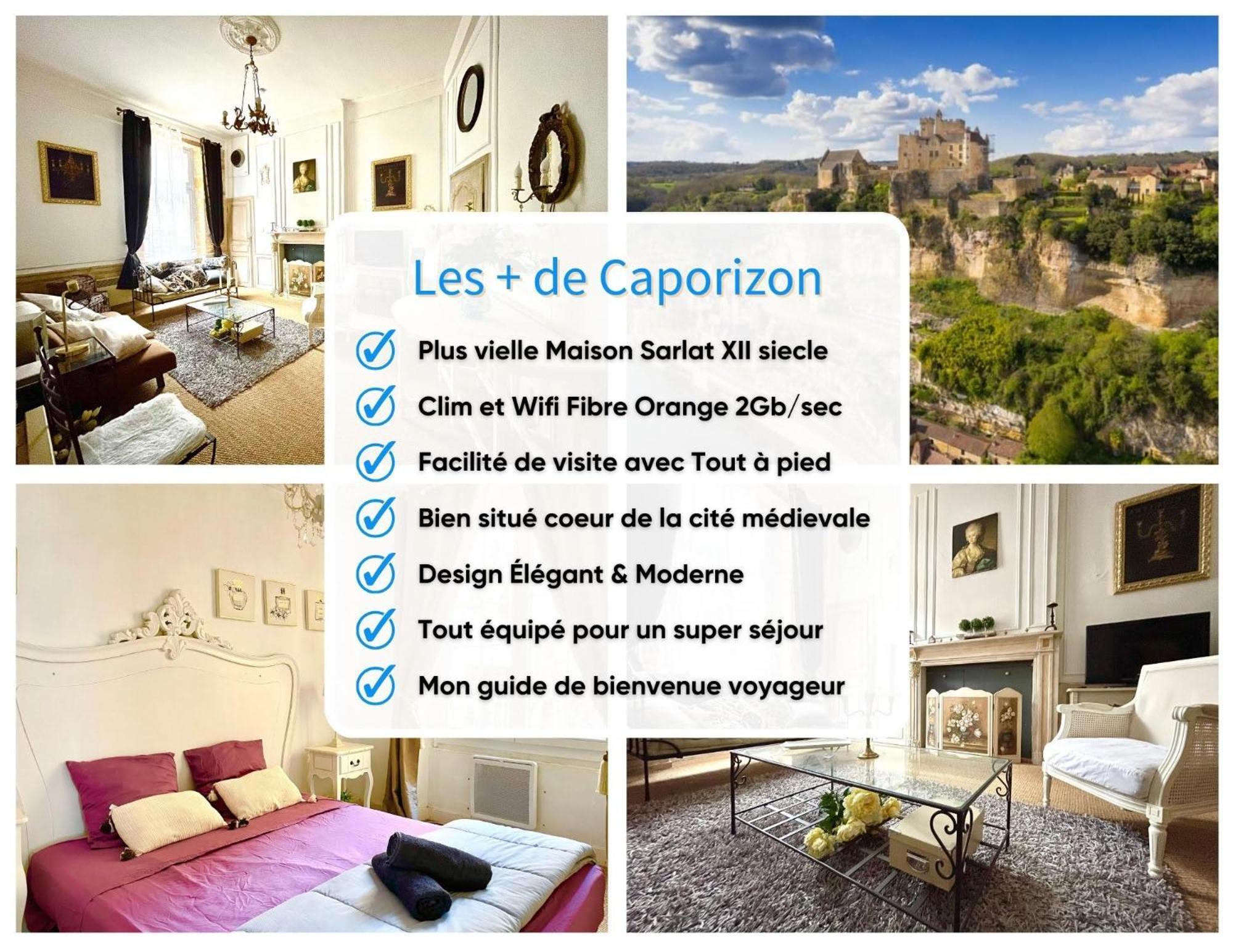 Caporizon-Sarlat L'Elegance-T2 Plein Centre Cite Medievale Buitenkant foto