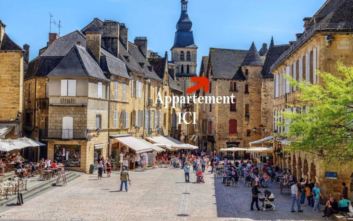 Caporizon-Sarlat L'Elegance-T2 Plein Centre Cite Medievale Buitenkant foto